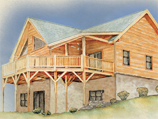Western North Carolina Lake Cottage Land and Home Package